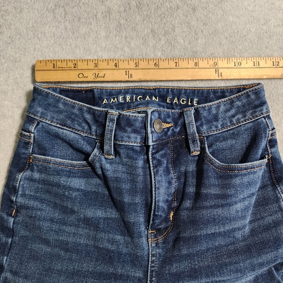 American Eagle Outfitters The Dream Jean Womens 000 XShort Super Hi Rise Jegging - Picture 9 of 16